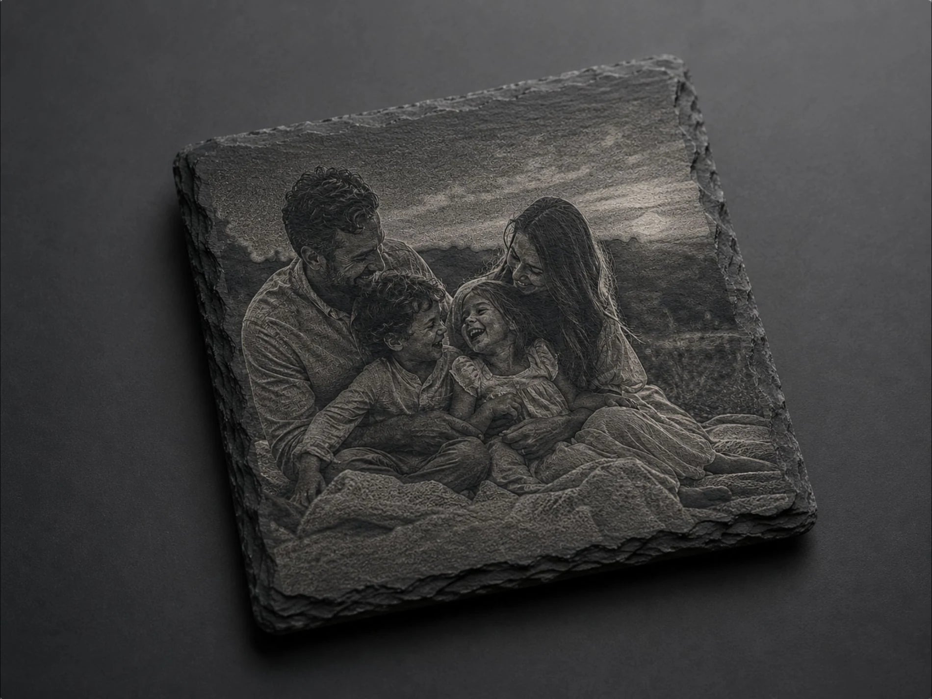 Engraved slate family preview